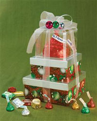 Hershey’s Personalized Deck the Halls Gift Tower